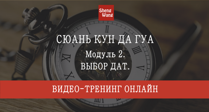 [Мария Щербакова] Сюань Кун Да Гуа. Модуль 2: Выбор дат. Пакет Стандарт (2023)