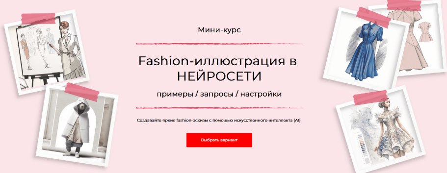 [Анна Рукавишникова] Fashion-иллюстрация в нейросети (2023)