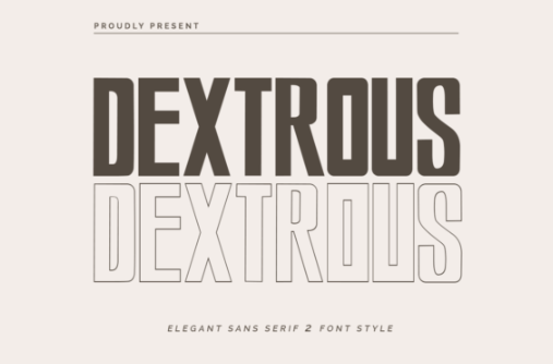 [Creativefabrica] Dextrous Font (2022)