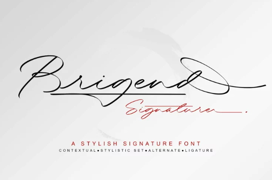 [Fontbundles] Brigend Signature (2022)