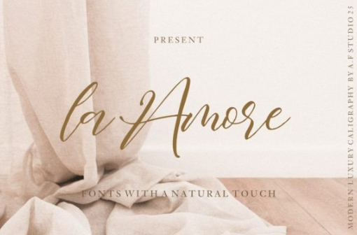 [Creativefabrica] La Amore Font (2022)