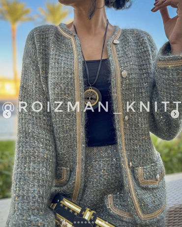 [Анна Роизман] [roizman_knitt] Жакет Monreal (2024)