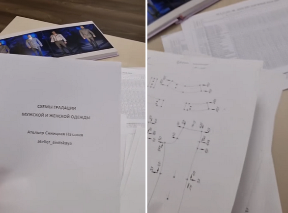 [Наталия Синицкая] [Шитье] Схемы градации мужской и женской одежды (2024)