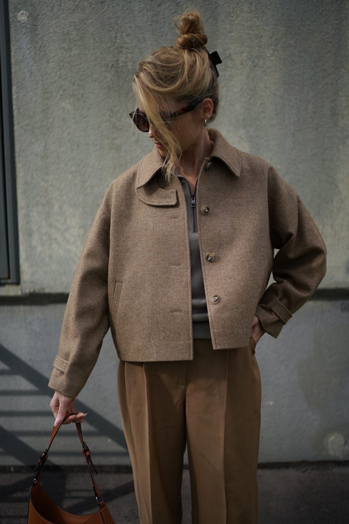 [Кристина Юсупова] [Шитьё] Полупальто женское Sofia S. Размер 42-52. Рост 162-166 (2023)