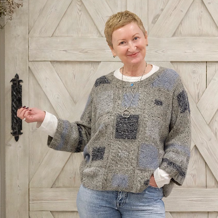 [Елена Родина] [triskeli.ru] Джемпер Квадрат (2022)