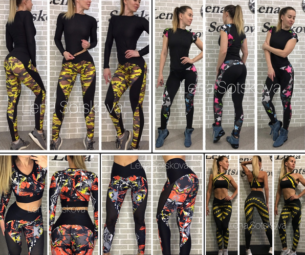 [Лена Соцкова] [Выкройки] Лосины “Super Hot”, 42-62 рр (2022)