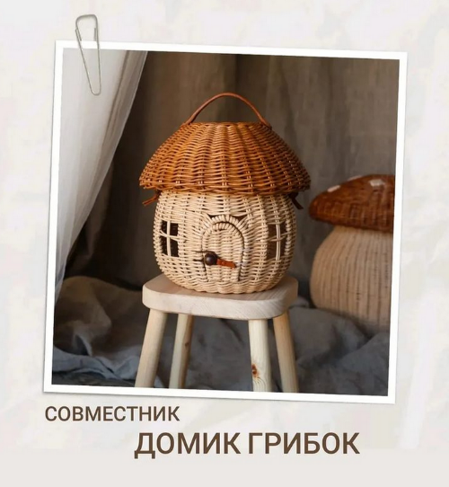 [Васылив Олеся] [Бумажная лоза] Совместник Домик грибок (2022)