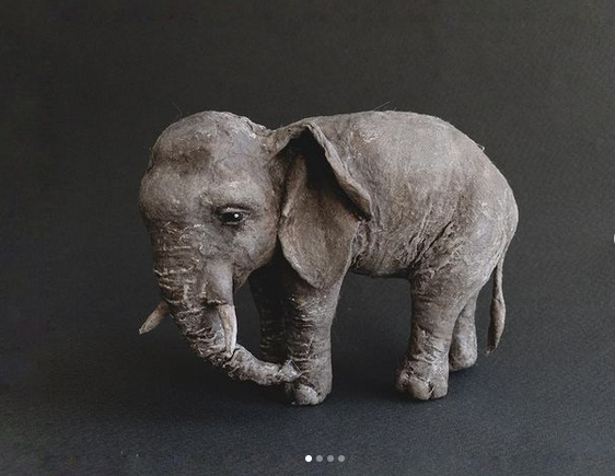 [Ксения Решетникова] [Ватная игрушка] Слоник (2022)