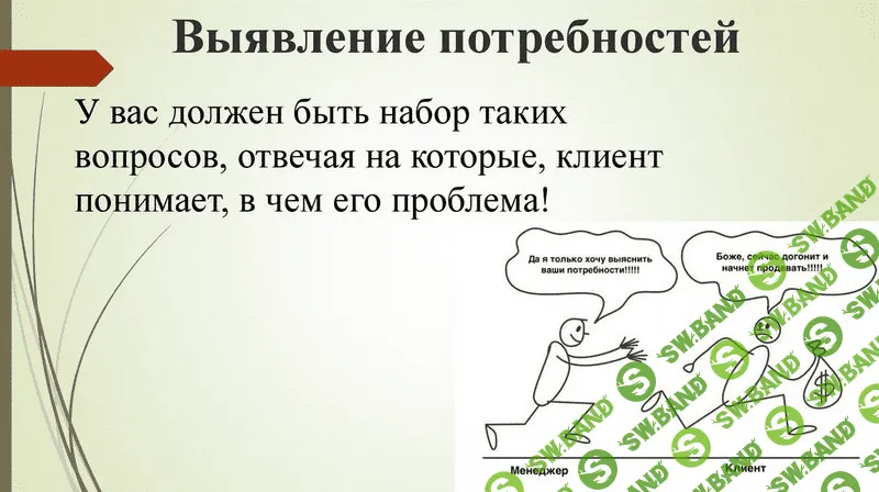 [Артем Завадский] Личный контакт. Техника вопросов. Выявление потребностей (2023)
