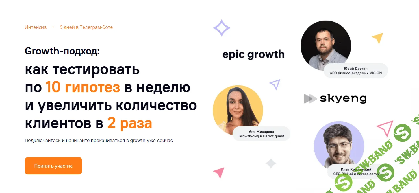 [Carrot quest] Growth-подход - как тестировать по 10 гипотез в неделю (2023)