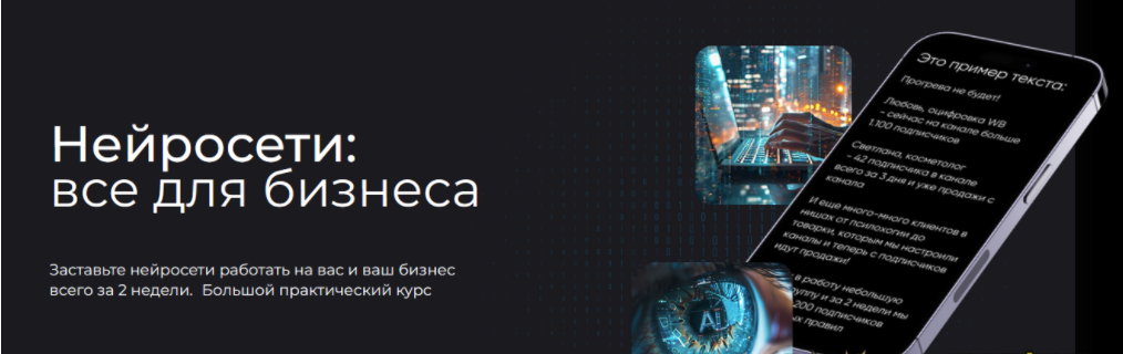 [Дмитрий Ледовских, Никита Архипов, Денис Деньгин] Нейросети: все для бизнеса. Тариф Я сам (2024)