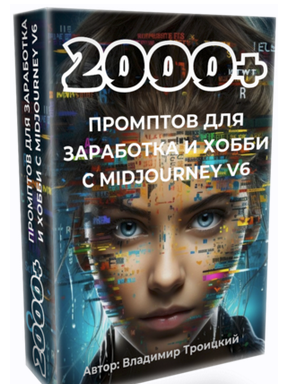 [Владимир Троицкий] 2000+ промтов для заработка и хобби с midjourney v6 (2024)
