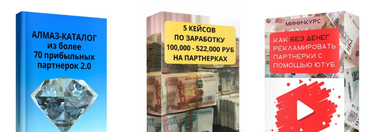 [Ильнур Юсупов] Каталог отборных партнерок+5 кейсов по заработку+реклама партнерки на Ютуб (2023)