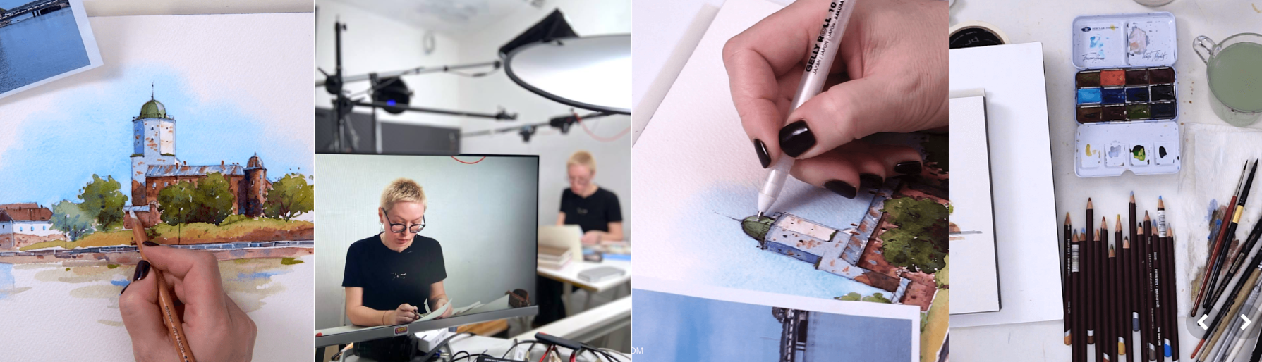 [lectoroom] Акварельный скетчинг - рисуем панораму города (2024)