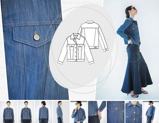 [Любовь Смицких] [Академия Burda] [Шитье] Джинсовая куртка (2025)